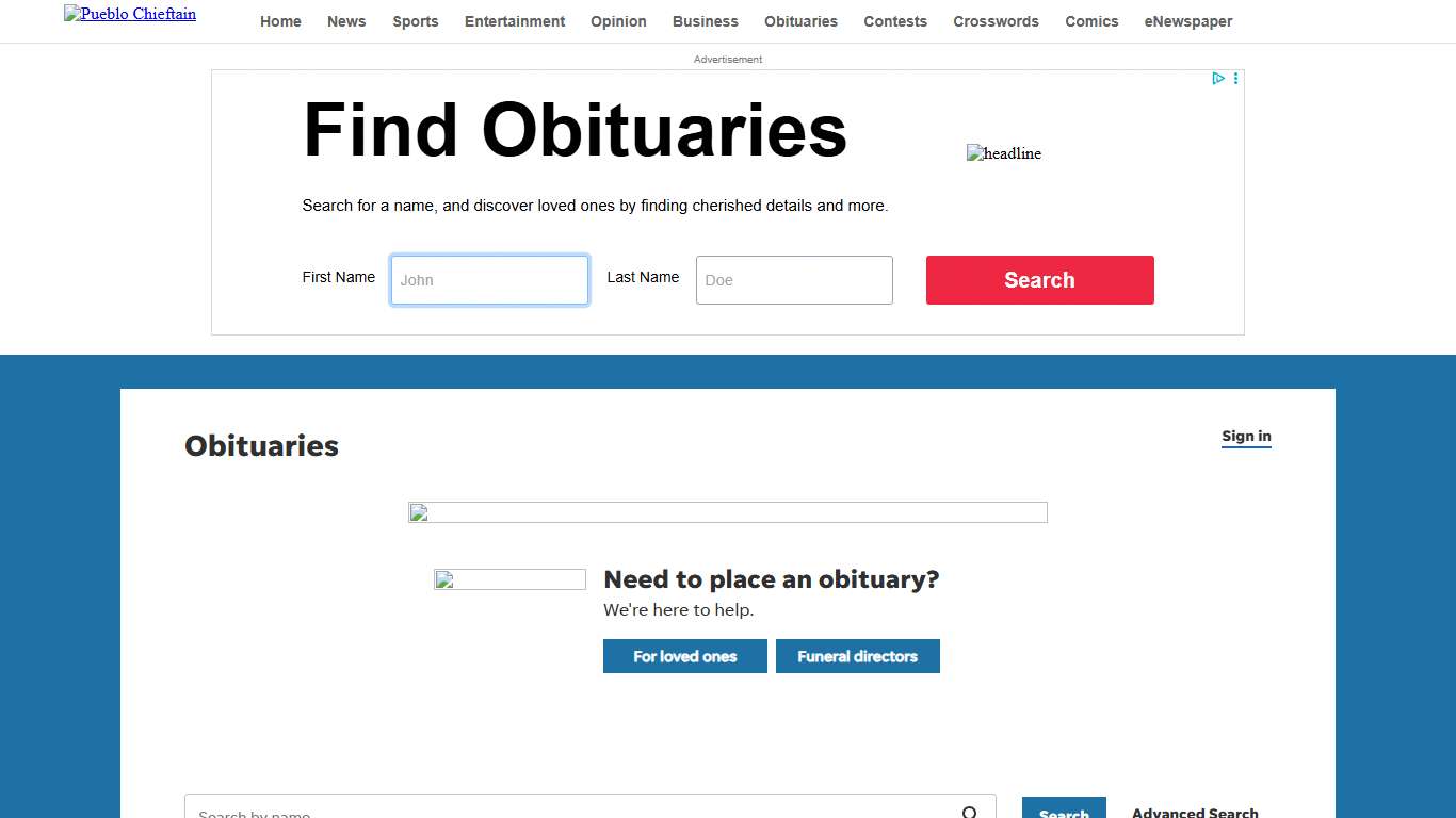 Obituaries in Pueblo, CO The Pueblo Chieftain